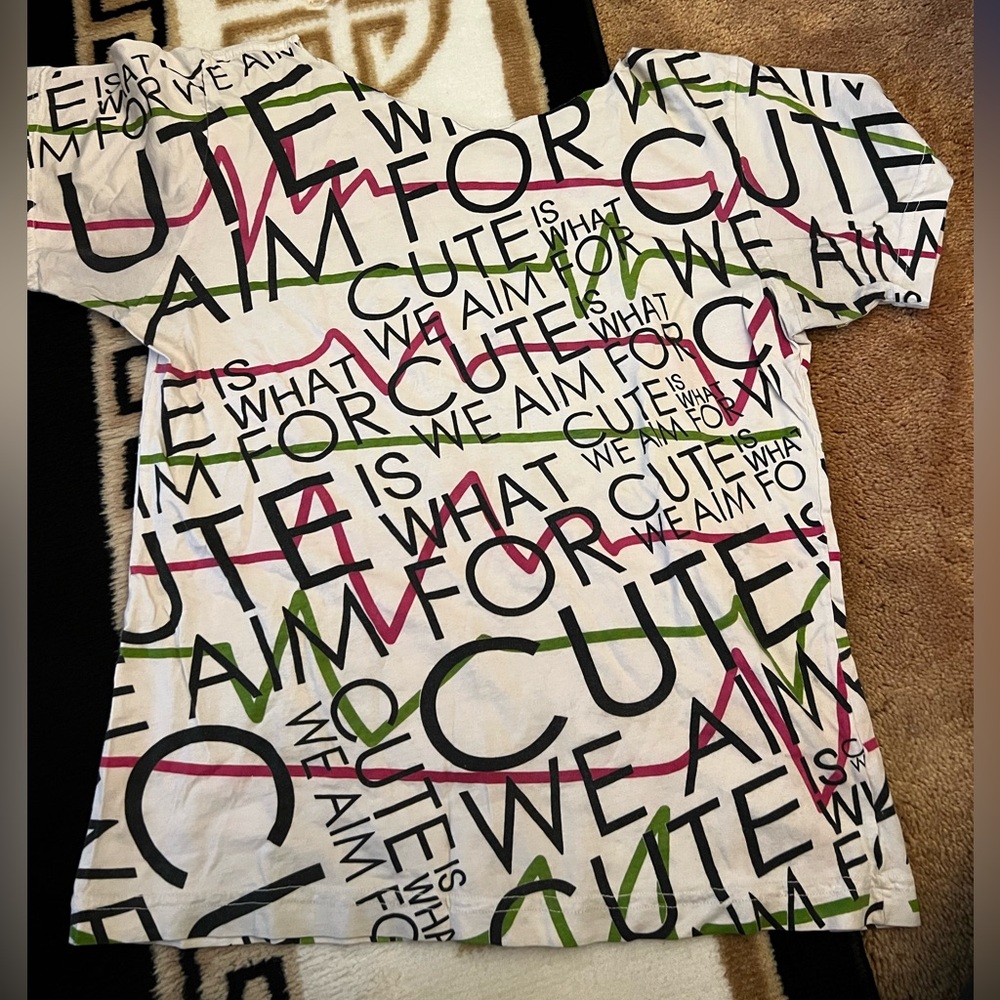 Used Vintage Cute Is What We Aim For Band Shirt